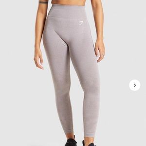 Vital Seamless 2.0 Legging | Gymshark | Taupe Marl